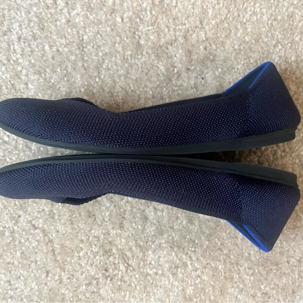 Retired Maritime Navy Rothy Flat Shoes Size 6 - Picture 6 of 8